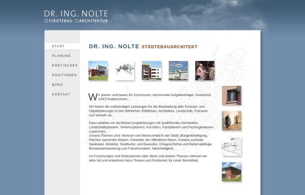 Vorschau von www.stadtplanung-nolte.de, Nolte, Hans-Helmut