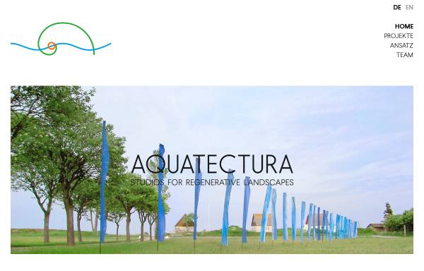 Vorschau von www.aquatectura.de, Aquatectura - Büro für regenerative Landschaften