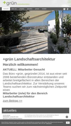 Vorschau der mobilen Webseite www.fuerst-landschaftsarchitektur.de, Fürst Landschaftsarchitektur