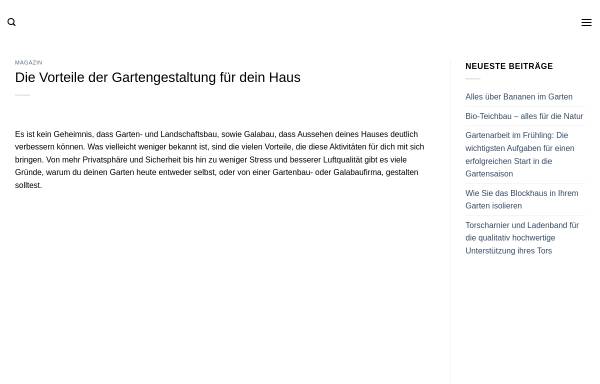 Vorschau von www.gartenfuerjeden.de, Garten für Jeden - Planungsbüro Brenning