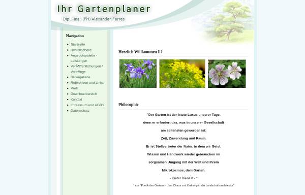 Vorschau von www.ihr-gartenplaner.com, Ihr Gartenplaner