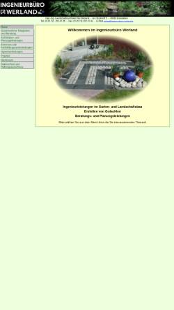 Vorschau der mobilen Webseite www.ingenieurbuero-werland.de, Ingenieurbüro Werland
