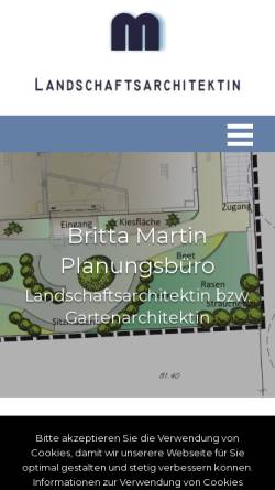 Vorschau der mobilen Webseite www.la-martin.de, Martin-Planungs-GmbH