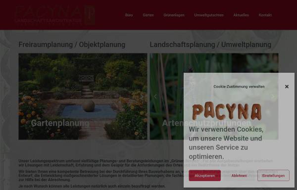 Vorschau von pacyna-landschaftsarchitektur.de, Pacyna, Christian