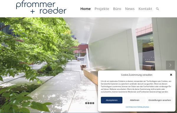 Vorschau von www.pfrommer-roeder.de, Pfrommer & Roeder
