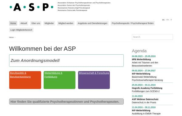 Vorschau von www.psychotherapie.ch, SPV - Schweizer Psychotherapeutenverband