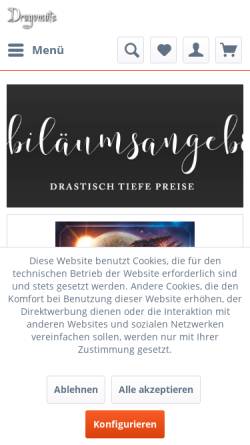 Vorschau der mobilen Webseite www.spielwaren-geschenkewelt-online.de, Dragoncats, Nicole Nowitzki
