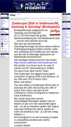 Vorschau der mobilen Webseite www.fanen.com, Fantasy En'Counter, Holger Willert
