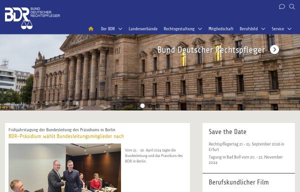 Vorschau von www.bdr-online.de, Bund Deutscher Rechtspfleger