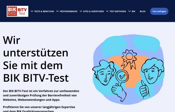Vorschau von www.bitvtest.de, BITV-Test