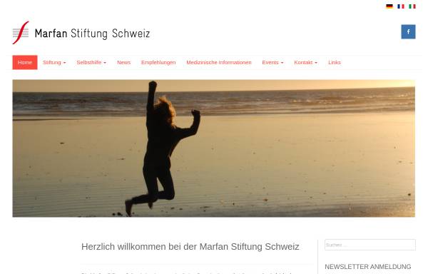 Vorschau von www.marfan.ch, Marfan Stiftung Schweiz
