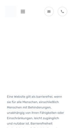 Vorschau der mobilen Webseite www.pro-barrierefreiheit.de, pro-barrierefreiheit.de