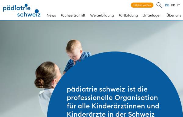 Vorschau von www.swiss-paediatrics.org, Schweizerische Gesellschaft für Pädiatrie