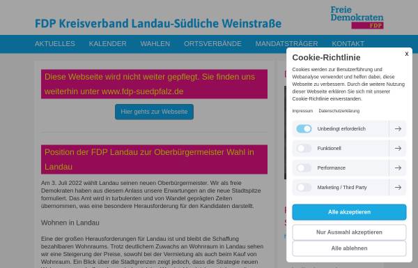 Vorschau von www.fdp-landau.de, FDP Landau