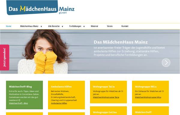 Vorschau von www.maedchenhaus-mainz.de, MädchenHaus Mainz