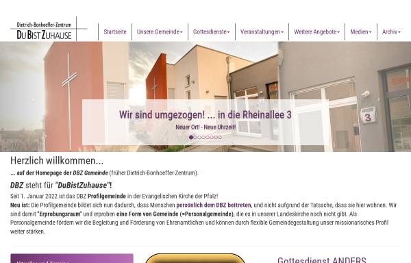 Vorschau von www.dbz-lu.de, Protestantische Kirchengemeinde Ludwigshafen-Friesenheim