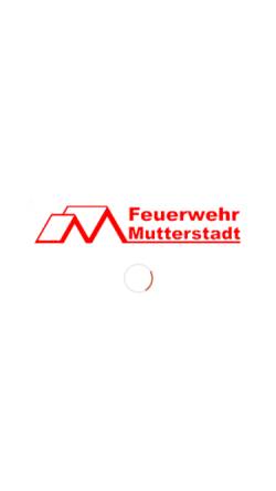 Vorschau der mobilen Webseite www.feuerwehr-mutterstadt.de, Freiwillige Feuerwehr Mutterstadt