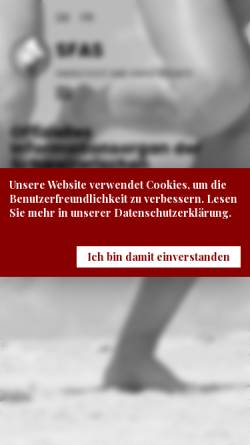 Vorschau der mobilen Webseite sfas.ch, SFAS - Swiss Foot and Ankle Society