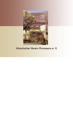 Vorschau der mobilen Webseite historischer-verein-pirmasens.de, Historischer Verein Pirmasens e.V.