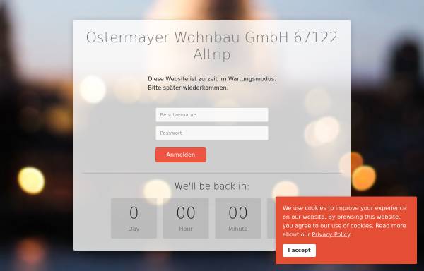 Vorschau von www.ostermayer-wohnen.de, Ostermayer Wohnbau GmbH