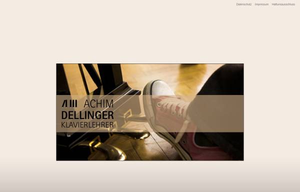 Klavierlehrer Achim Dellinger