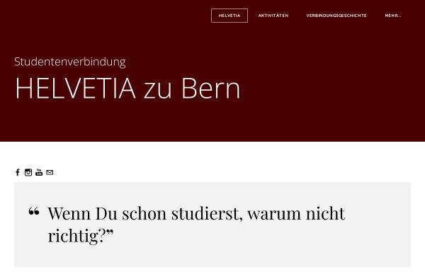 Vorschau von www.helvetia-bern.ch, Studentenverbindung Helvetia Bern
