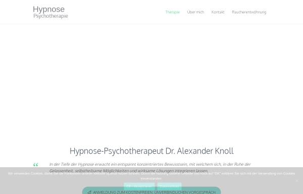 Vorschau von www.hypnose-therapie.at, Alexander Knoll