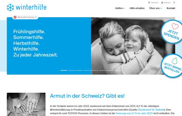 Vorschau von www.winterhilfe.ch, Winterhilfe Schweiz