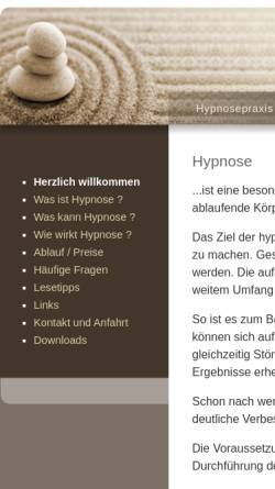 Vorschau der mobilen Webseite www.hypnose-maltz.de, Holger G. Maltz