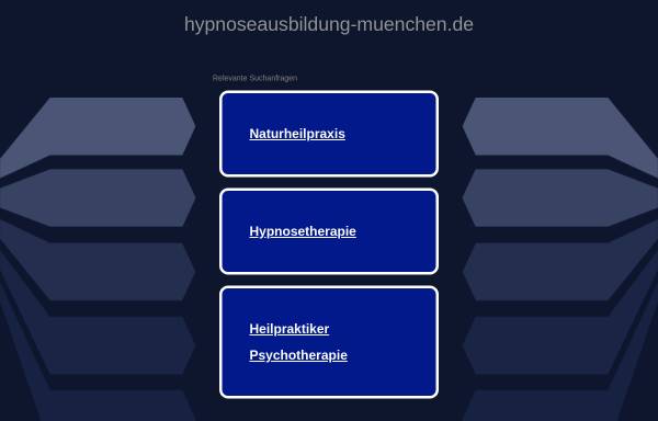 Vorschau von hypnoseausbildung-muenchen.de, Jan-Henrik Günter