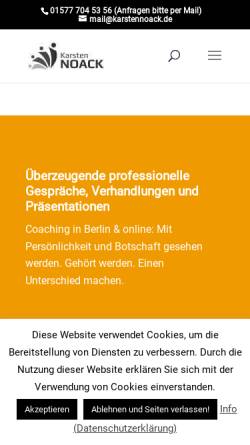 Vorschau der mobilen Webseite www.karstennoack.de, Karsten Noack