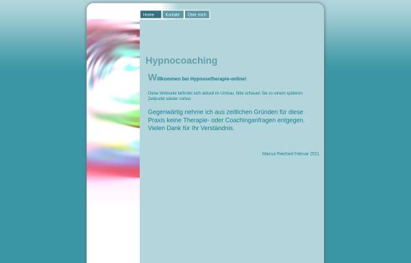 Vorschau von www.hypnosetherapie-online.de, Marcus Reichard