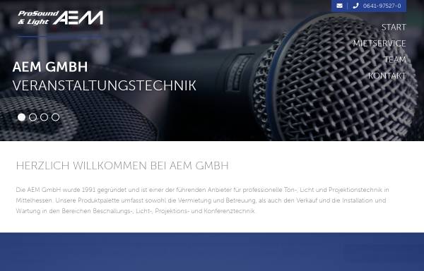 Vorschau von www.aem-gmbh.de, AEM GmbH