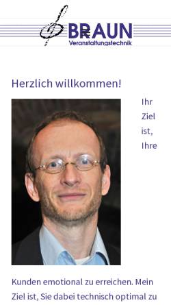 Braun Veranstaltungstechnik, Inh. Dipl.-Ing. Matthias Braun