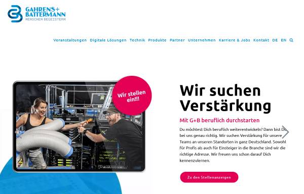 Vorschau von www.gb-mediensysteme.de, Gahrens+Battermann GmbH