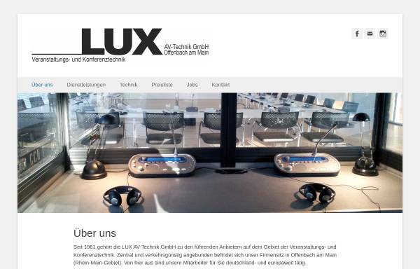 Vorschau von www.lux-av.de, Lux AV-Technik GmbH