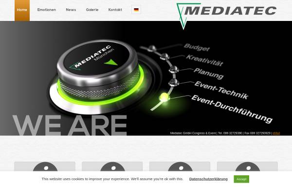 Vorschau von www.mediatec-muenchen.de, MediaTec Congress und Event Veranstaltungs GmbH