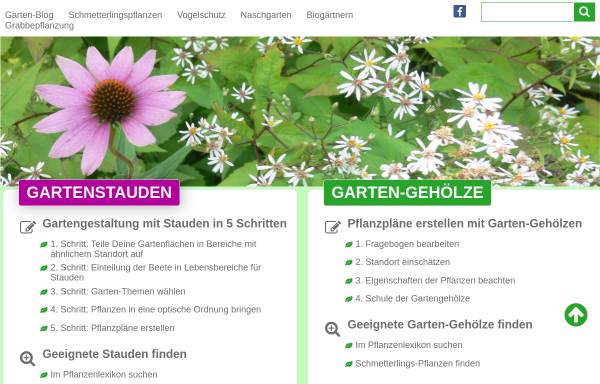 Vorschau von www.gartenstauden.de, Gartenstauden.de
