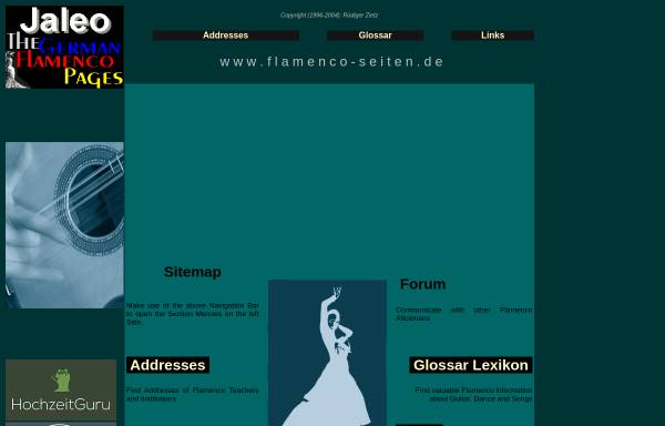 Vorschau von www.flamenco-seiten.de, Flamenco Seiten, Rüdiger Zietz