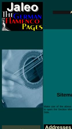 Vorschau der mobilen Webseite www.flamenco-seiten.de, Flamenco Seiten, Rüdiger Zietz