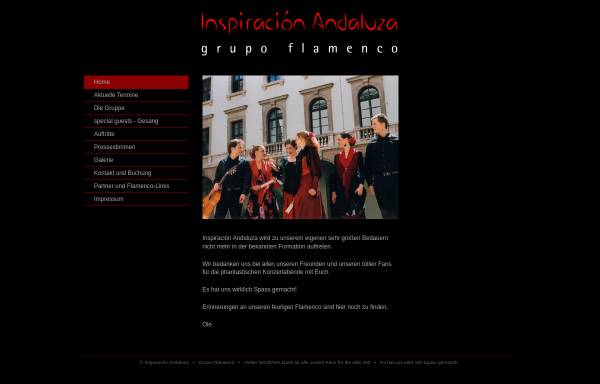 Vorschau von www.inspiracion-andaluza.de, Inspiracion Andaluza - grupo flamenco
