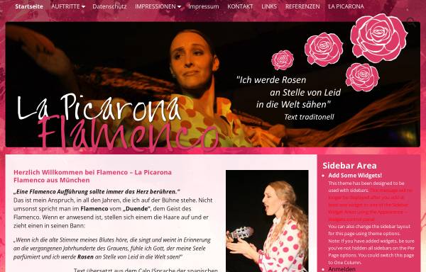 Vorschau von www.flamenco-lapicarona.de, La Picarona
