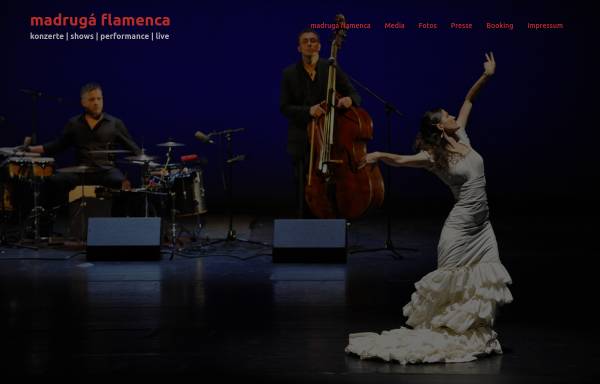 Vorschau von www.madruga-flamenca.de, Madruga Flamenca
