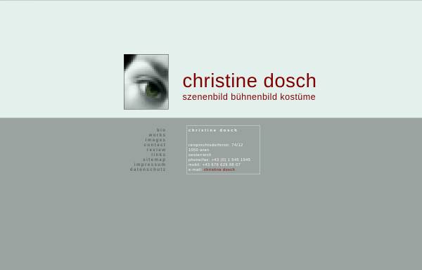 Vorschau von www.christinedosch.de, Christine Dosch - Bühnenbild und Kostüme, Setdesign