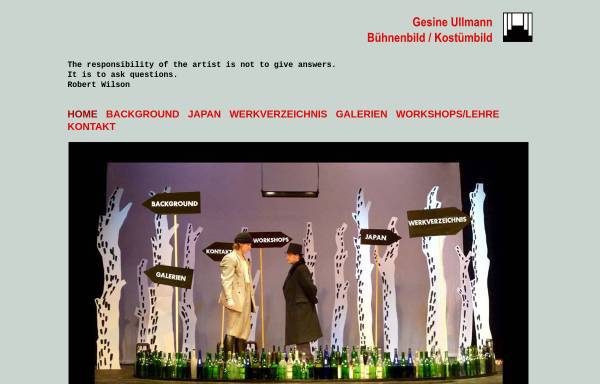 Vorschau von www.buehnekostuem.de, Kostüm- und Bühnenbildnerin Gesine Ullmann