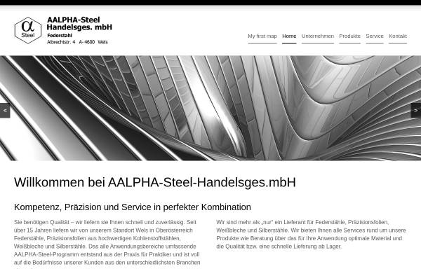 Vorschau von www.aalpha-steel.at, Aalpha-Steel Handelsges. mbH