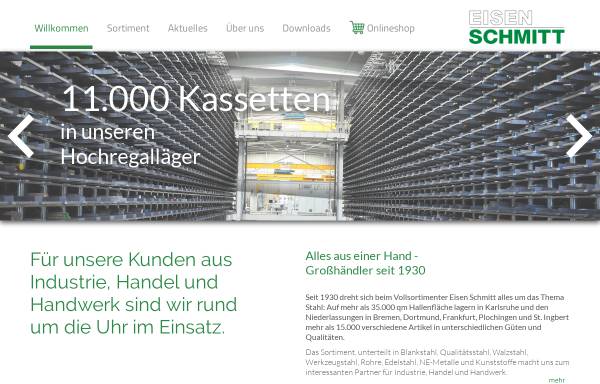 Vorschau von www.eisen-schmitt.de, Eisen Schmitt - Alois Schmitt GmbH & Co. KG