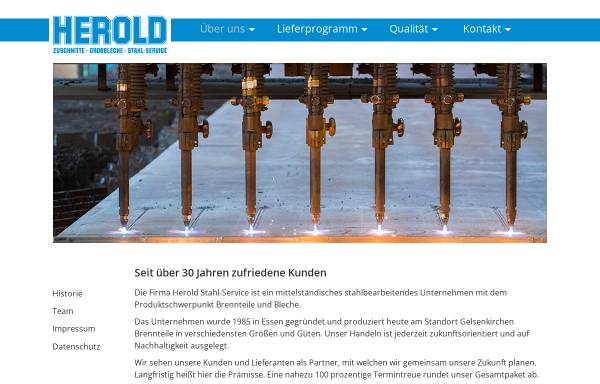 Vorschau von www.heroldstahl.de, Herold Stahl-Service GmbH