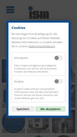 Vorschau der mobilen Webseite www.ibero-edelstahl.de, Ibero Stahl GmbH