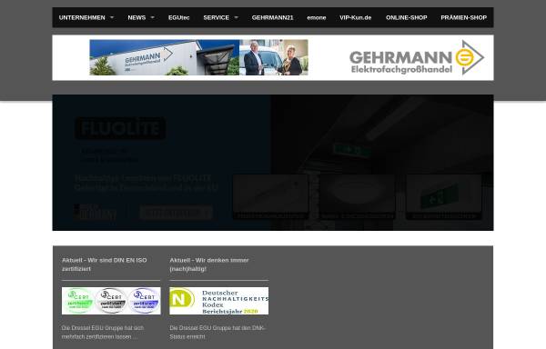 Vorschau von gehrmann-online.de, Gehrmann GmbH & Co. KG Elektrofachgroßhandel